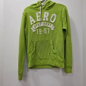 Aeropostale Lime Green Men's Hoodie